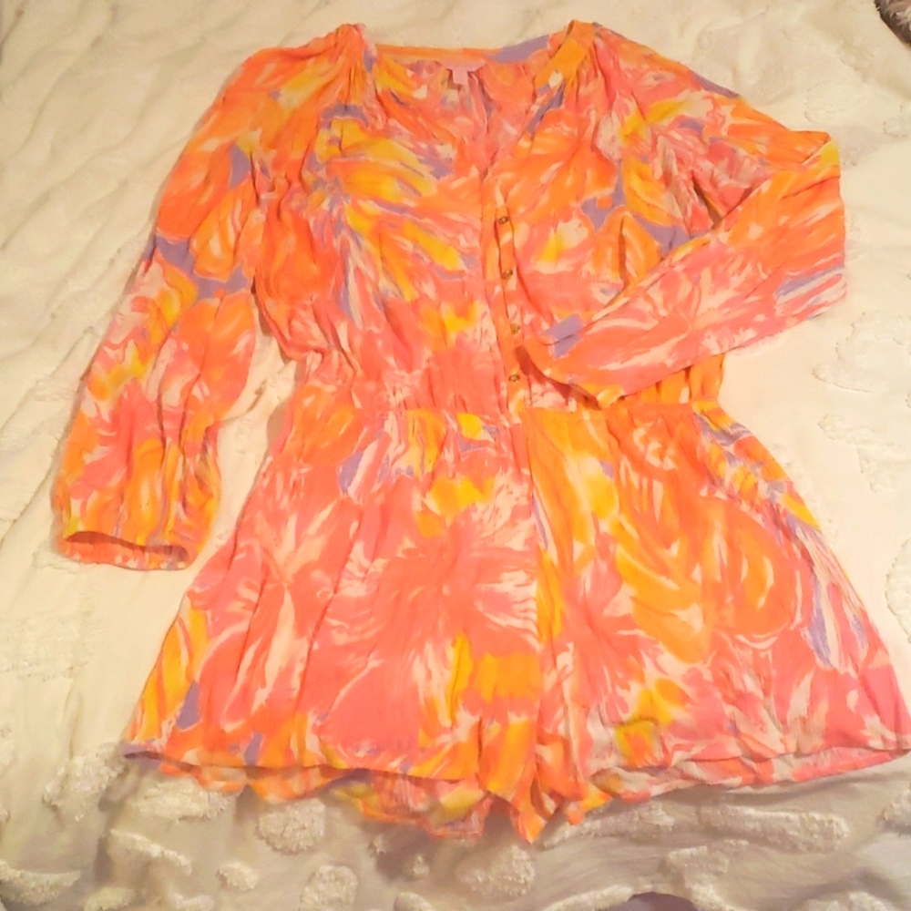 Lilly Pulitzer rompers size M